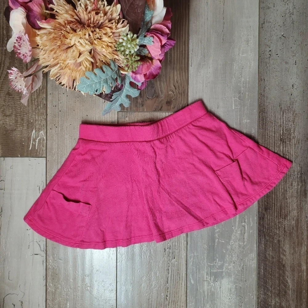 Old Navy Barbie Pink Size 18-24m Baby Toddler Girl Pull-on Cotton Skort NWOT